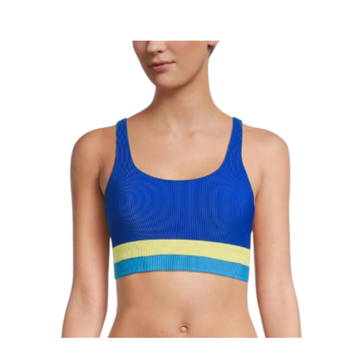 Beach Riot Women's Mackenzie Bikini Top Riviera Color Block - Regular